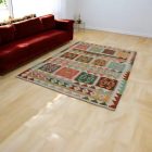 Gyapjú Kilim szőnyeg Chobi 177x251 kézi szövésű afgán Kilim