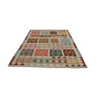 Gyapjú Kilim szőnyeg Chobi 177x251 kézi szövésű afgán Kilim
