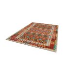 Gyapjú Kilim szőnyeg Chobi 207x299 kézi szövésű afgán Kilim
