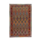 Etnikai Kilim szőnyeg Chobi 202x295 kézi szövésű afgán Kilim