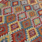 Etnikai Kilim szőnyeg Chobi 200x296 kézi szövésű afgán Kilim