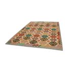Etnikai Kilim szőnyeg Chobi 206x304 kézi szövésű afgán Kilim