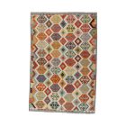 Etnikai Kilim szőnyeg Chobi 204x304 kézi szövésű afgán Kilim