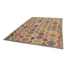 Etnikai Kilim szőnyeg Chobi 204x304 kézi szövésű afgán Kilim