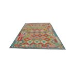 Gyapjú Kilim szőnyeg Chobi 203x298 kézi szövésű afgán Kilim