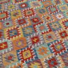 Etnikai Kilim szőnyeg Chobi 211x293 kézi szövésű afgán Kilim