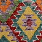 Chobi Kilim szőnyeg 202x293 kézi szövésű gyapjú kelim
