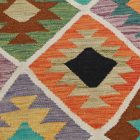 Etnikai Kilim szőnyeg Chobi 195x303 kézi szövésű afgán Kilim