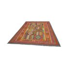 Gyapjú Kilim szőnyeg Chobi 204x294 kézi szövésű afgán Kilim