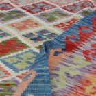 Maimana Kilim szőnyeg 216x305 afgán kézi szövésű Kilim
