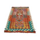 Etnikai Kilim futószőnyeg Chobi 85x194 kézi szövésű afgán Kilim