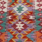 Etnikai Kilim futószőnyeg Chobi 85x194 kézi szövésű afgán Kilim