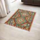 Gyapjú Kilim szőnyeg Chobi 87x120 kézi szövésű afgán Kilim