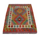 Gyapjú Kilim szőnyeg Chobi 79x118 kézi szövésű afgán Kilim