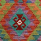 Gyapjú Kilim szőnyeg Chobi 79x118 kézi szövésű afgán Kilim