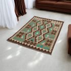 Afgán Kilim szőnyeg Chobi 101x145 etnikai kézi szövésű Kilim
