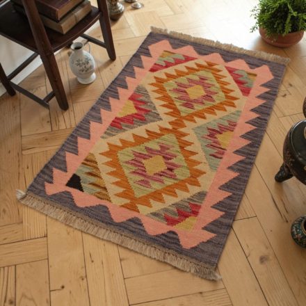 Gyapjú Kilim szőnyeg 59x92 kézi szövésű gyapjú Kilim