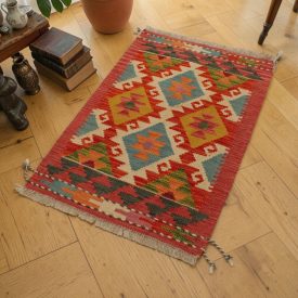   Afgán Kilim szőnyeg Chobi 60x91 kézi szövésű afgán Kilim