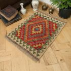 Kézi szövésű Kilim 62x82 afgán gyapjú Kilim