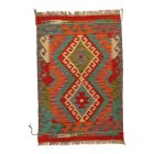 Gyapjú Kilim szőnyeg 63x90 kézi szövésű afgán Kilim