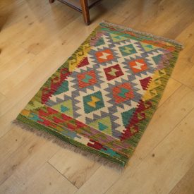 Maimana Kilim szőnyeg 56x87 kézi szövésű etnikai Kilim
