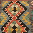Kézi szövésű Kilim 63x92 afgán gyapjú Kilim