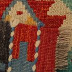 Gyapjú Kilim szőnyeg 57x87 kézi szövésű etnikai Kilim