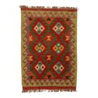 Gyapjú Kilim szőnyeg 63x90 kézi szövésű afgán Kilim