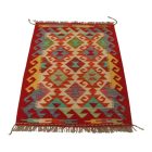 Etnikai Kilim szőnyeg Chobi 62x87 kézi szövésű gyapjú Kilim
