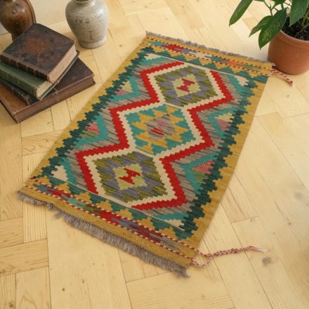 Chobi Kilim szőnyeg 62x99 afgán gyapjú Kilim