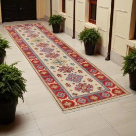   Kazak futószőnyeg 83x300 keleti kézi csomózású szőnyeg