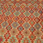 Chobi Kilim szőnyeg 305x391 kézi szövésű afgán gyapjú kilim