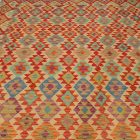 Chobi Kilim szőnyeg 305x391 kézi szövésű afgán gyapjú kilim