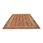 Chobi Kilim szőnyeg 261x347 kézi szövésű afgán gyapjú kilim