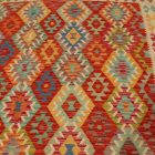 Chobi Kilim szőnyeg 261x347 kézi szövésű afgán gyapjú kilim