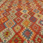 Chobi Kilim szőnyeg 261x347 kézi szövésű afgán gyapjú kilim