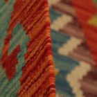 Chobi Kilim szőnyeg 261x347 kézi szövésű afgán gyapjú kilim