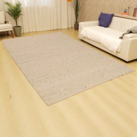   Vastag szőnyeg gyapjúból 200x298 szürke színű gyapjú szőnyeg a nappaliba