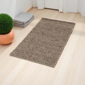 Vastag gyapjú szőnyeg 70x130 egyszínű nappali szőnyeg