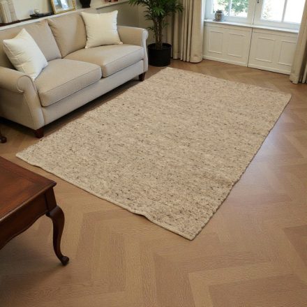 Gyapjú szőnyeg 160x250 egyszínű nappali szőnyeg