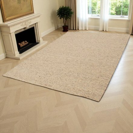 Gyapjú szőnyeg szürke színű 250x350 nagyméretű nappali szőnyeg