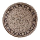 Kerek szőnyeg Isfahan 305x306 kézi csomózású perzsa szőnyeg