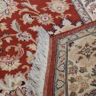 Isfahan szőnyeg 140x217 kézi csomózású perzsa szőnyeg