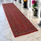 Futószőnyeg bordó Bukhara 80x306 Pakisztáni kézi csomózású szőnyeg