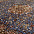 Viszkóz szőnyeg Mojan világoskék 150x225 gobelin hatású szőnyeg Iránból