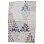 Modern szőnyeg bézs barna kék MELIS 200x300 gépi modern szőnyeg nappaliba