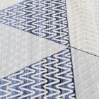 Modern szőnyeg bézs barna kék MELIS 200x300 gépi modern szőnyeg nappaliba