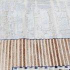 Modern szőnyeg bézs barna kék DIANA 200x300 gépi modern szőnyeg nappaliba