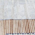 Modern szőnyeg bézs barna kék DIANA 80x150 gépi modern szőnyeg nappaliba vagy hálószobába