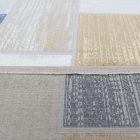 Modern szőnyeg szürke kék barna SAMI 80x150 gépi modern szőnyeg nappaliba vagy hálószobába